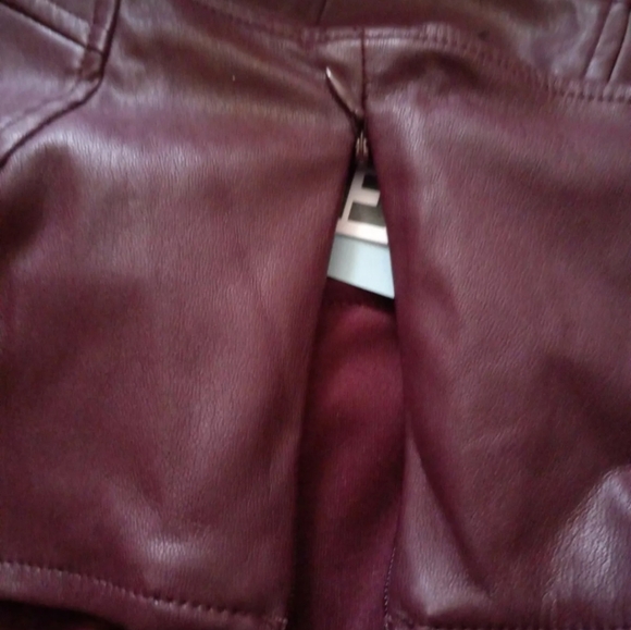 Strappy Faux Leather Tiny Top Size L $12 - Picture 10 of 11